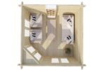 Abri de Jardin moderne « Fargo C » 12m² | 44mm – Image 4