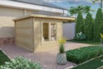 Petit Chalet de Jardin moderne "Fargo C" 12m² | 44mm – Image 4