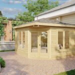 Petit Chalet de Jardin moderne "Fargo C" 12m² | 44mm