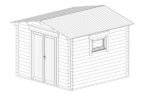 Abri de jardin bois de rangement »Nora F » 9m² | 44mm – Image 7