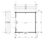 Abri de jardin bois de rangement »Nora F » 9m² | 44mm – Image 8