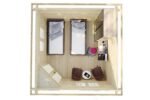 Studio de jardin d’angle « Fargo A » 12m² | 44mm – Image 2