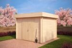 Abri de jardin toit plat « Lucas B » 8,5m² | 44mm – Image 2