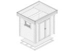 Abri bois 5m2 « Bob Shed » | 3x2m | 44mm – Image 5