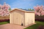 Abri de jardin bois de rangement « Nora A » 8,5m² | 44mm