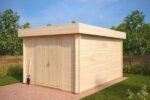 Abri de jardin toit plat « Lucas B » 8,5m² | 44mm – Image 5