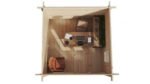 Atelier toit plat « Mini Garden Office 2 » 9m² | 44mm – Image 5