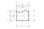Chalet en bois 5m2 « Bob Office » | 3x2m | 44mm – Image 4