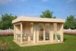 Bureau de jardin en kit « Nora D » 8,5m² | 44mm – Image 3