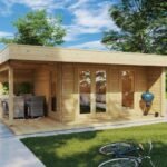 Abri de jardin "Mini Hansa Lounge" 9m² | 44mm