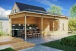 Abri bioclimatique en bois "Remo-2" - 8m² | Murs 44mmen bois "Remo-2" - 8m² | Murs 44mm – Image 3