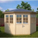 Pavillon de jardin kiosque bois « Festival 9 » 9,5m² | 21mm