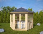 Abri de jardin "Mini Hansa Lounge" 9m² | 44mm – Image 9
