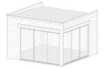 Abri de jardin design « Olivia Alu » 14m² | 44mm – Image 6