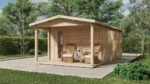 Petit Chalet en bois habitable "Martin 1" 20m² | 70mm