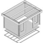 Chalet sans permis « Jacob D » 12m² | 44mm – Image 2