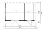 Abri de jardin « Super Fred » 15m² | 44mm – Image 5