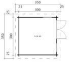 Atelier toit plat « Mini Garden Office 2 » 9m² | 44mm – Image 7