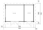 Petit Chalet de jardin en kit "Super Tom" 15m² | 44mm – Image 6