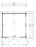 Bureau extérieur « Nora B » 8,5m² | 44mm – Image 6