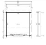 Bureau de jardin « Nora E » 9m² | 44mm – Image 3