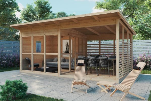 pool-house-bois-elias-600x400 Abri de jardin pool house « Lucas D » 9m² | 44mm – Image 1