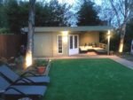 Chalet de jardin avec auvent « Paula » 12.5m² | 44mm – Image 8