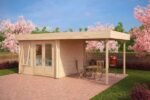 Abri de jardin bois de rangement »Nora F » 9m² | 44mm