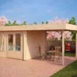 Abri de jardin bois de rangement »Nora F » 9m² | 44mm
