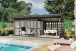 Pool house bois veranda en kit « Elias XL » 10m² | 21mm – Image 4