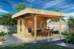 Abri bioclimatique en bois "Remo-2" - 8m² | Murs 44mmen bois "Remo-2" - 8m² | Murs 44mm – Image 6