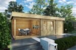 Abri de jardin pool house « Lucas D » 9m² | 44mm – Image 8