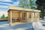 Abri bioclimatique en bois "Remo-2" - 8m² | Murs 44mmen bois "Remo-2" - 8m² | Murs 44mm – Image 8
