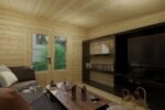 Petit Chalet de jardin en kit "Super Tom" 15m² | 44mm – Image 2