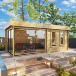 Abri bioclimatique en bois "Remo-2" - 8m² | Murs 44mmen bois "Remo-2" - 8m² | Murs 44mm