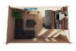 Petit Chalet de jardin "Ryan 1" 14m² | 44mm – Image 2