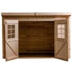 Habrita - Abri emboîté 20 mm en sapin massif sans plancher surface ext. 6,22m2 - CH3019.02N – Image 3