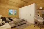 Chalet en bois habitable 3 chambres « Holiday C Max » | 16 x 7 m – Image 2