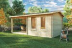 Abri de jardin avec auvent « Nora E » | 3 x 6 m – Image 10