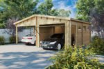 Carport garage 2 voitures « Hansa Deluxe G » | 6 x 7 m – Image 2