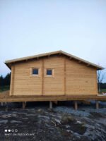 Maison en bois en kit « Holiday L » | 18 x 7 m – Image 2
