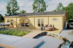 Maison en bois en kit « Madrid » | 15 x 9 m – Image 2