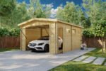Garage en bois « Deluxe A » | 4 x 6 m
