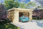 Garage en bois « Hansa Deluxe D » | 5 x 6 m – Image 4
