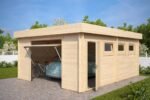 Garage en bois « Hansa Deluxe D » | 5 x 6 m