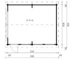 Grand garage en bois « Hansa Deluxe B » | 5 x 6 m – Image 5