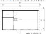 Chalet de jardin avec mezzanine « Sweden J » | 7 x 4 m – Image 4