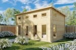 Chalet de jardin avec mezzanine « Sweden Q » | 7 x 4 m
