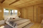 Maison en bois toit plat « Holiday S1 » | 12 x 6 m – Image 5