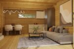 Maison en bois toit plat « Holiday S1 » | 12 x 6 m – Image 3